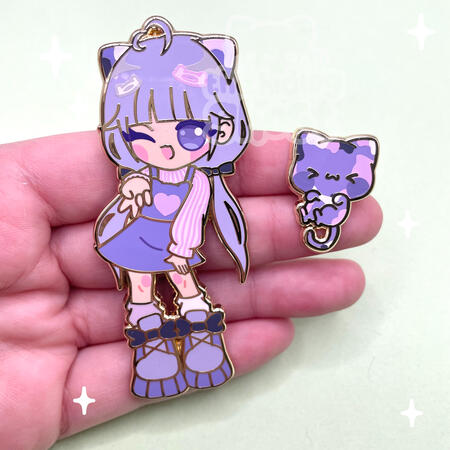 Bean Girl Pin