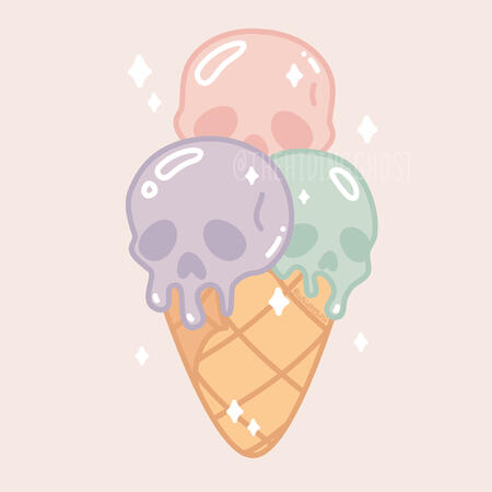 Skull Ice Cream