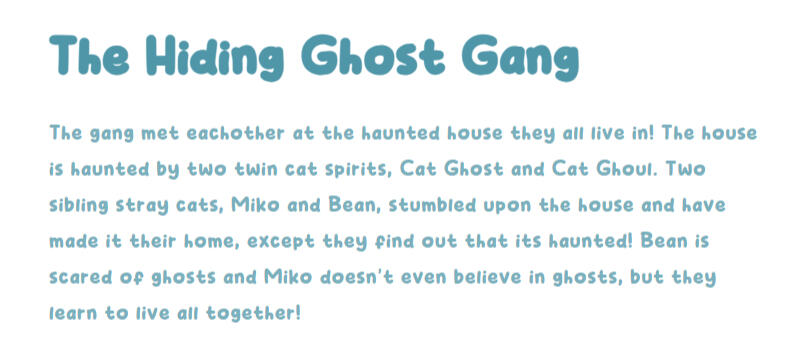 The Hiding Ghost Gang